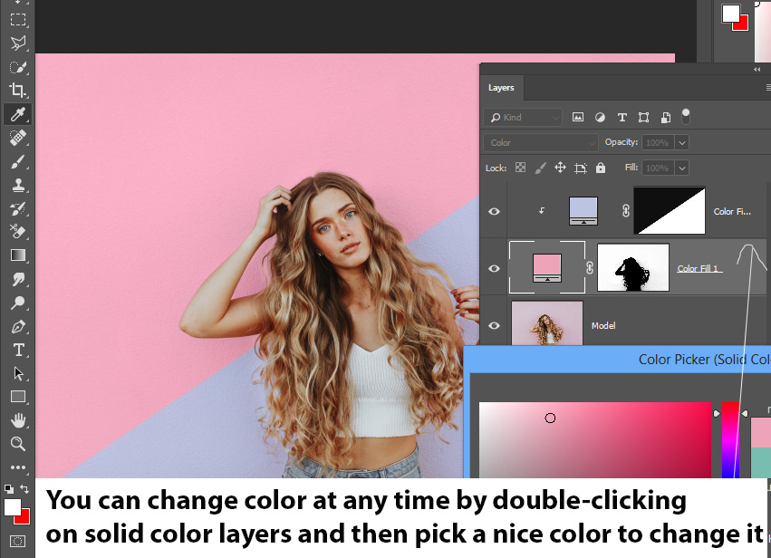 Đổi màu nền trong Photoshop (7 bước đơn giản) - Tệp PSD: Bạn cần một giải pháp đổi màu nền hiệu quả và dễ dàng? Hãy xem hình ảnh liên quan để khám phá bài hướng dẫn 7 bước đơn giản để đổi màu nền bằng tệp PSD và tạo nên hình ảnh đẹp lung linh nhé.